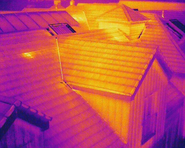 Thermal Imaging Roof Survey Image Bedford